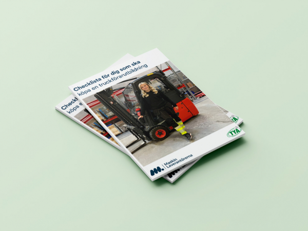 Checklista kp av truckfrarutbildning i gruppen Hjulutrustningsteknik hos TYA (53115-pdf)