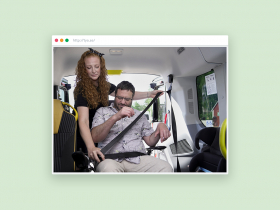 Lastskring av rullstolar i taxi (e-learning)