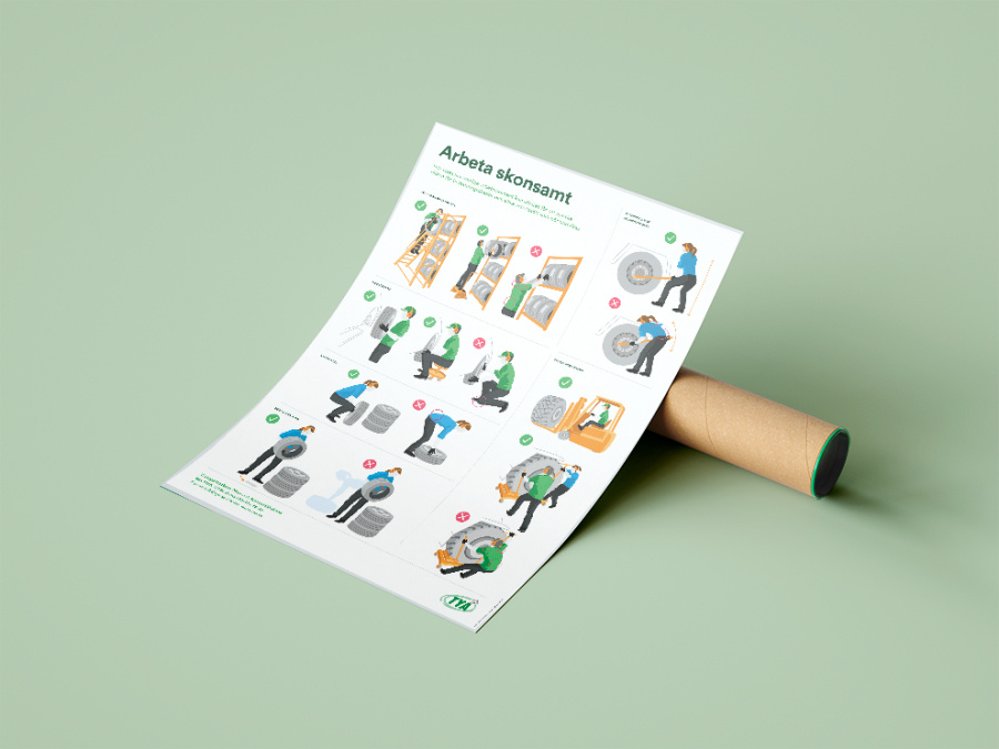 Ergonomi f�r d�ckmont�rer