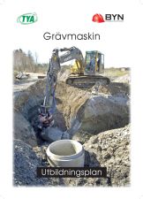 Grävmaskin - Utbildningsplan