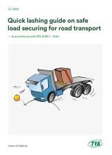 Quick lashing guide on safe load securing for road transport