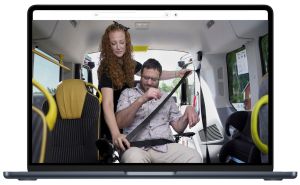 Lastsäkring av rullstolar i taxi 